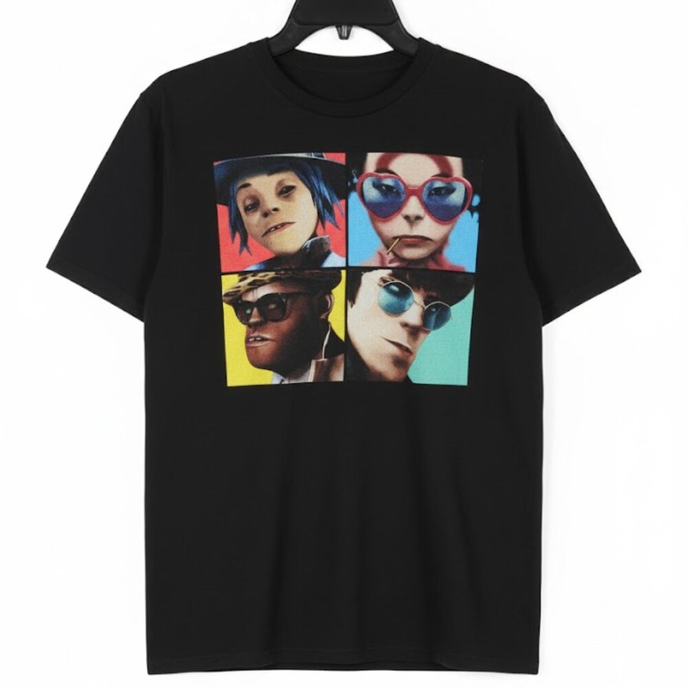 Gorillaz Humanz Tour 2017 Band T-shirt S Black Concert Tee‎ Graphic Collectible